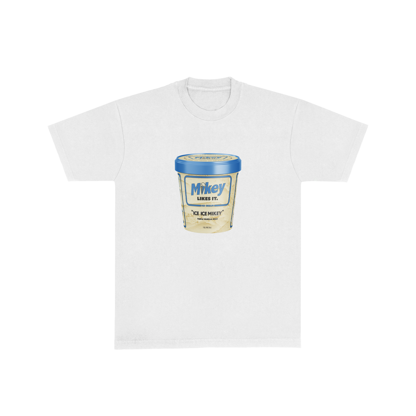 Ice Ice Pint Tee White